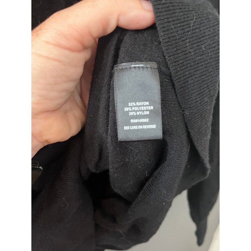 Torrid size 3 solid black light weight sweater - image 3